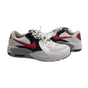 Nike Youth Air Max Excee White University Red Sneakers Size 6 Youth